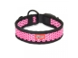 Preview: SOFTY Halsband | Länge: 40-46cm | Breite: 4,3cm | Farbe: schwarz/pink